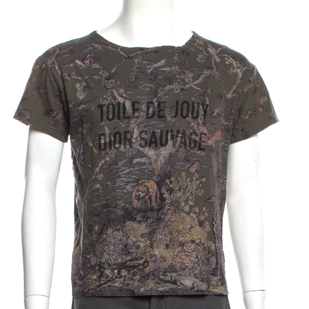 Men's Green Graphic T-Shirt